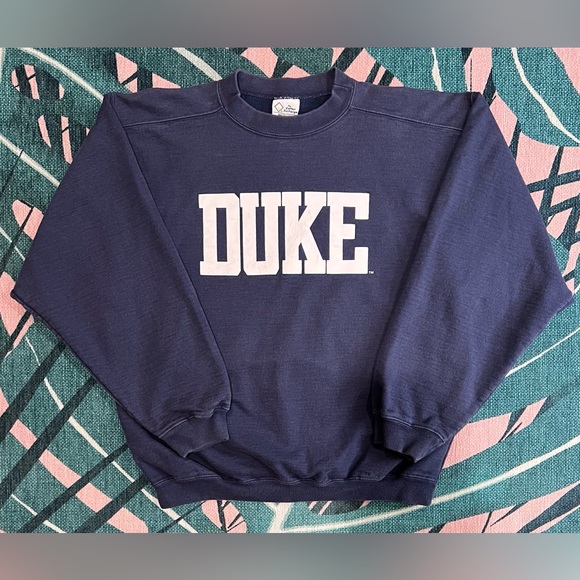 S🅾️LD. Vintage The Cotton Exchange Duke University Crewneck Sweatshirt - Picture 1 of 9